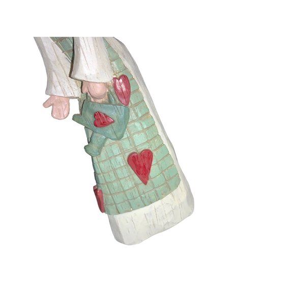 Angel with Watering Can and Wire Wings - Picture 4 of 11